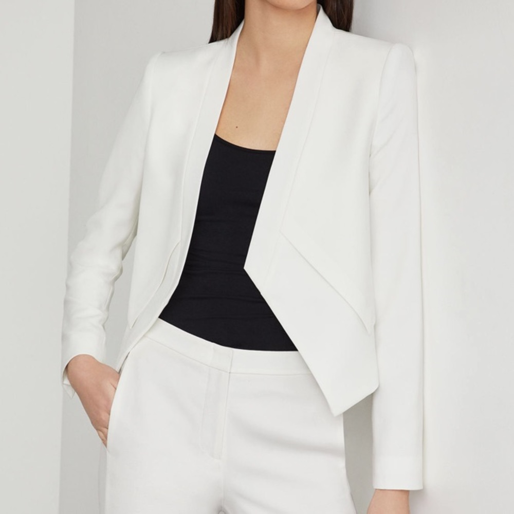 BCBGMAXAZRIA Lloyd Open-Front Blazer